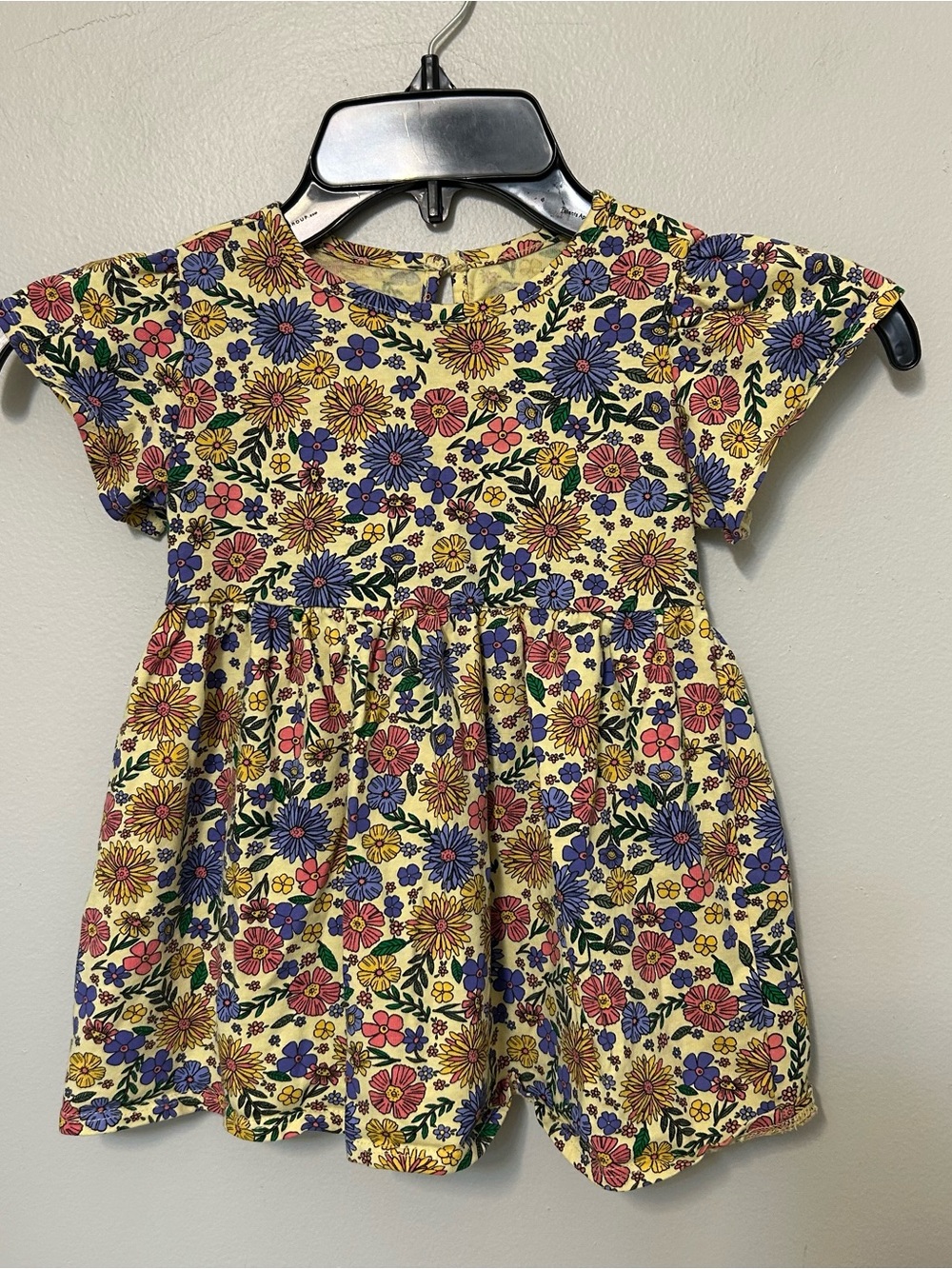DIP Baby Girl Dress 2T‎ Multicolored Floral Short Sleeve Summer Casual